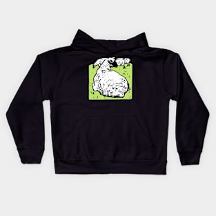 Victorian Sheep in Field Kids Hoodie